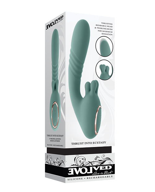 Evolved Evolved Thrust into Ecstasy Thrusting Rabbit Vibrator - Mint