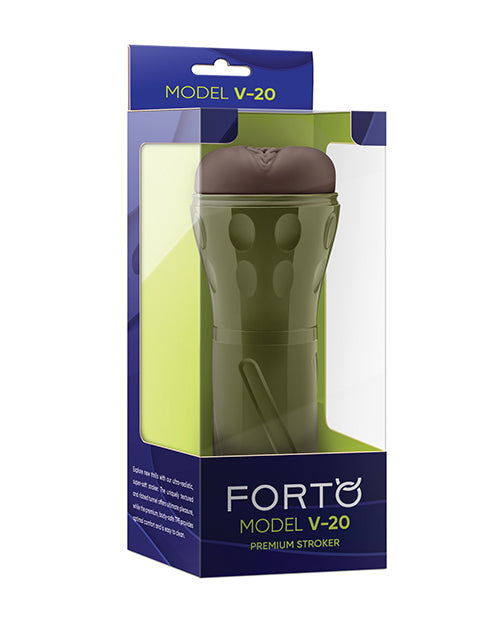 Forto Forto Model V-20 Hard-Side Vagina Masturbator - Dark