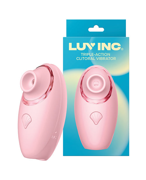 Luv Inc. Luv Inc. Triple - Action Clitoral Vibrator - Pink