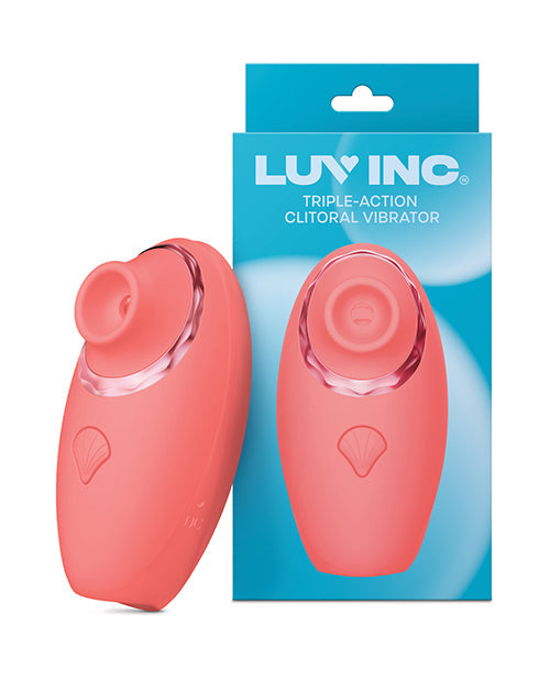 Luv Inc. Luv Inc. Triple - Action Clitoral Vibrator - Coral