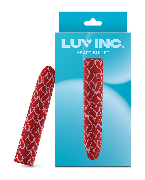 Luv Inc. Luv Inc. Graffiti Heart Bullet - Red