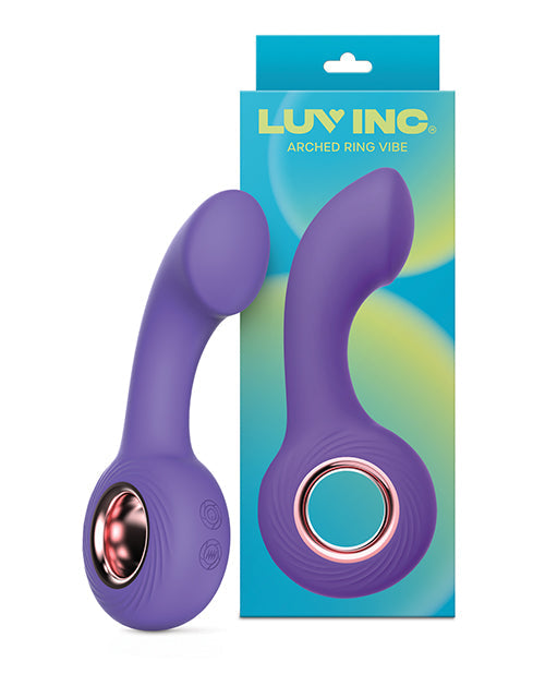 Luv Inc. Luv Inc. Arched Ring Vibrator - Purple