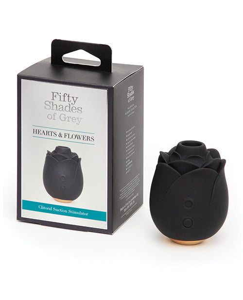 Fifty Shades of Grey Fifty Shades of Grey Hearts & Flowers Rose Vibrator - Black