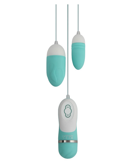 Gigaluv GigaLuv Dual Vibra Bullets - 10 Functions Tiffany Blue