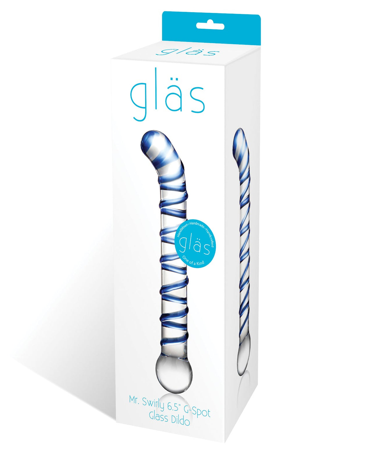 Glas Glas Mr. Swirly 6.5" G-Spot Glass Dildo