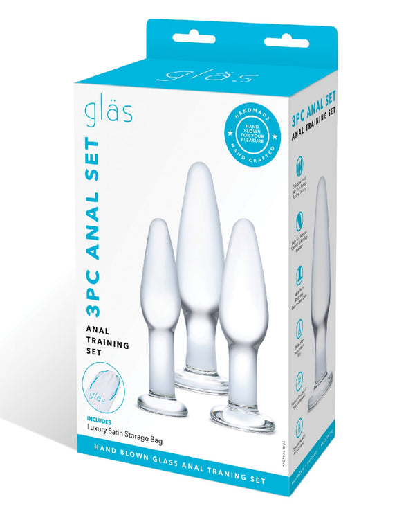 Glas Glas 3 pc Glass Anal Training Kit