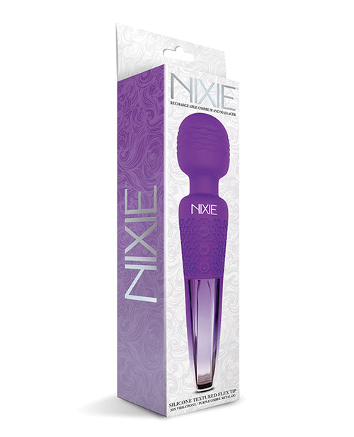 Nixie Nixie Rechargeable Wand Massager - Purple Ombre Metallic
