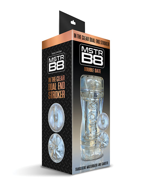 Happy Ending MSTR B8 Double Date In the Clear Dual End Stroker