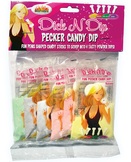 Skinsations Dick n' Dip - Asst. Flavors Pack of 8