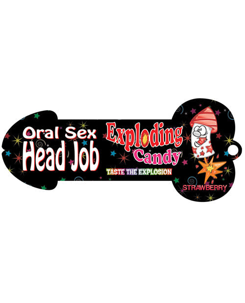 Hott Products Head Job Oral Sex Candy - Strawberry Red