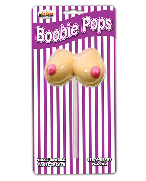 Hott Products Boobies Pops - Strawberry