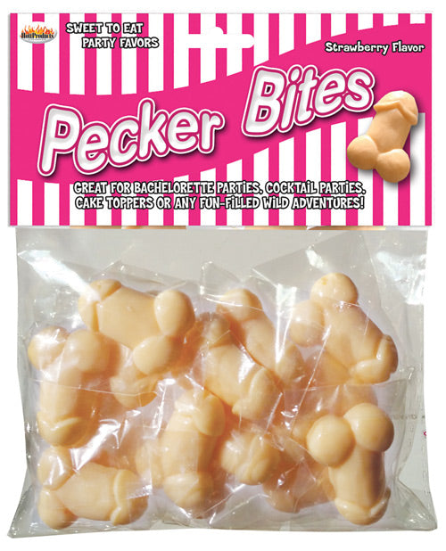 Hott Products Pecker Bites - Strawberry