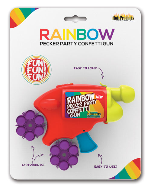 Party Pecker Rainbow Pecker Party Confetti Gun