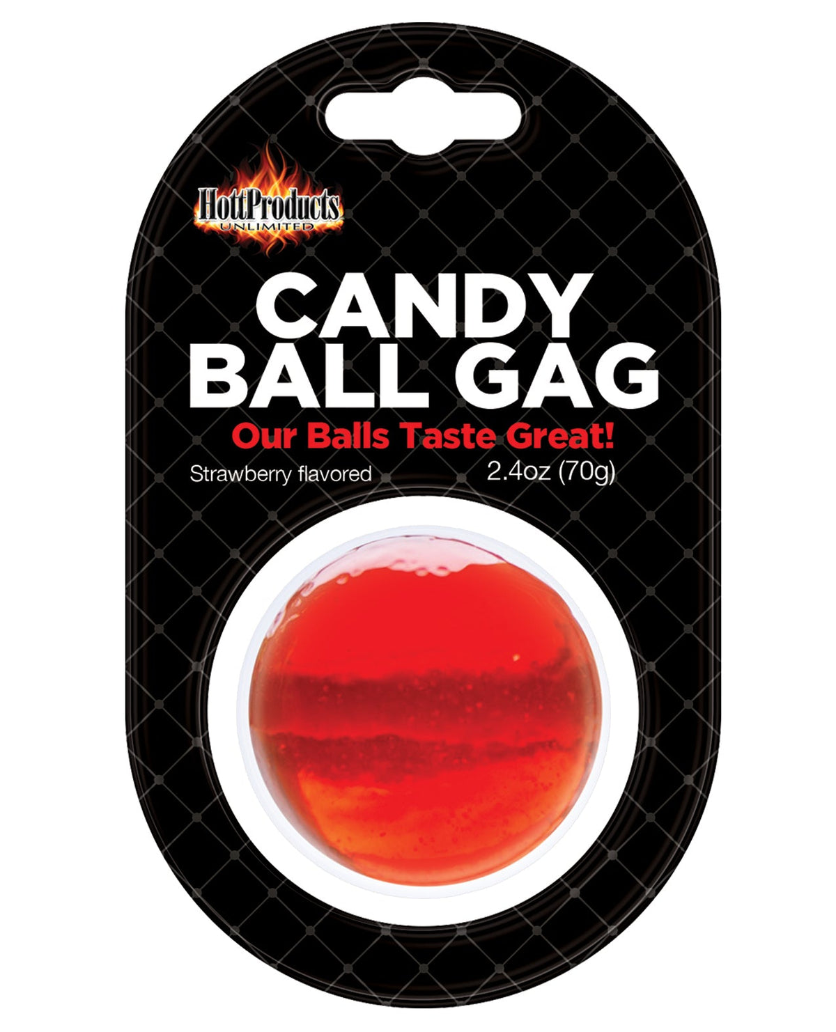 Hott Products Candy Ball Gag - Strawberry