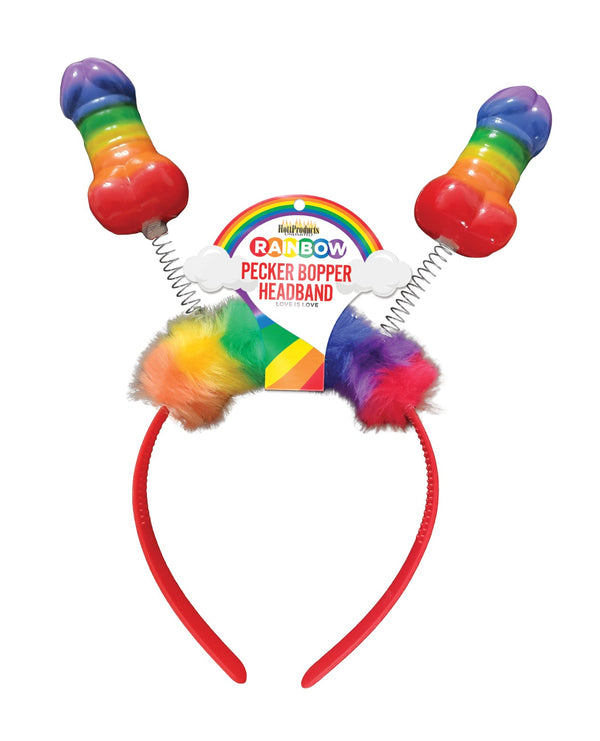 Hott Products Rainbow Pecker Bopper Headband