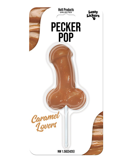 Hott Products Lusty Lickers Penis Pop - Caramel Lovers