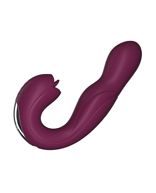 Honey Play Box Joi Rotating Head G-Spot Vibrator & Clit Licker - Purple