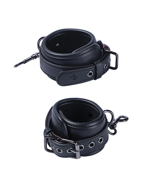 Honey Play Box Kinky Play Box Luxury Bondage Bed Restraint Kit - Black