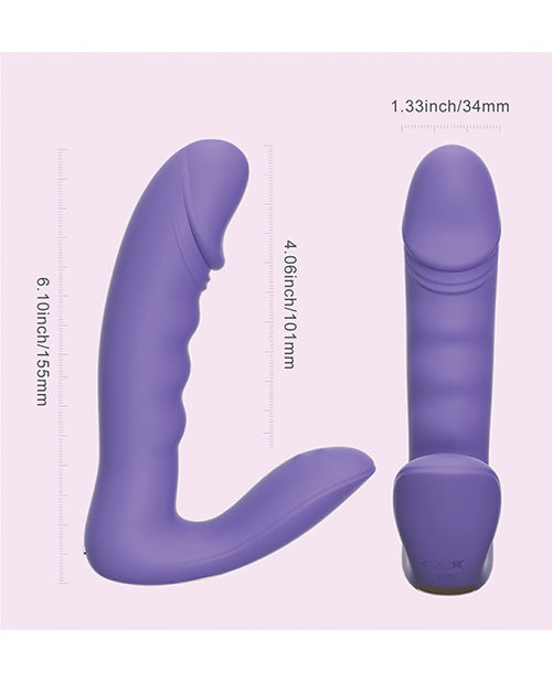 Honey Play Box RORA App-Controlled Rotating G-Spot Vibrator & Clitoral Stimulator - Purple