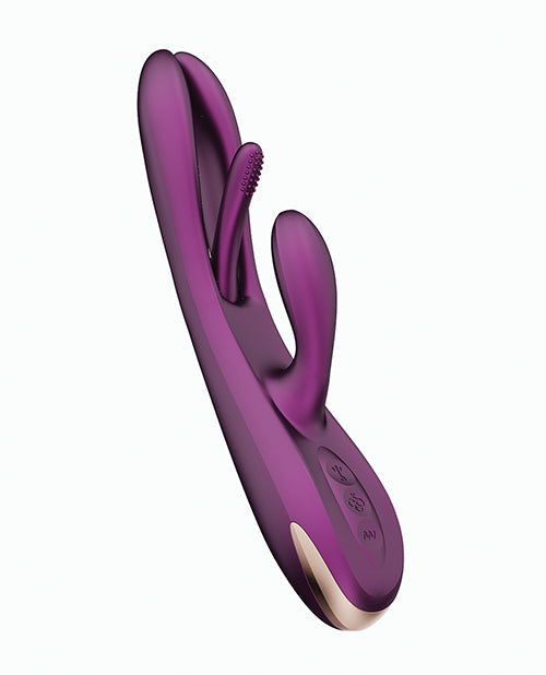 Honey Play Box Terri App Controlled Kinky Finger Tapping Rabbit Vibrator - Purple