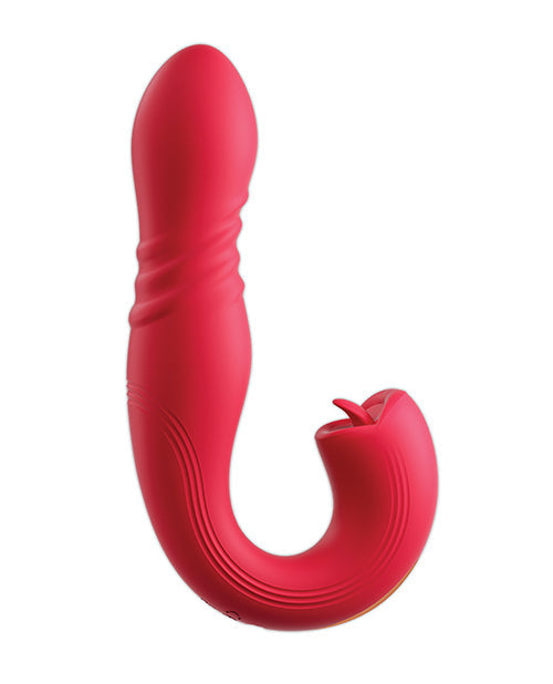 Honey Play Box Joi Thrust 2 Thrusting G-Spot Vibrator & Clit Licker - Red