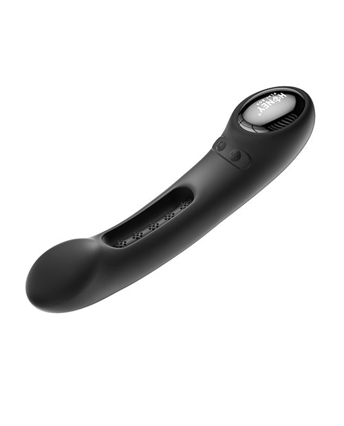 Honey Play Box Tempo Pressure Sensing App-Controlled Flapping Vibrator - Black