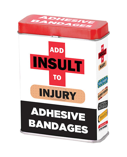 Hott Products Add Insult to Injury Bandages w/Assorted Sayings - Box of 25