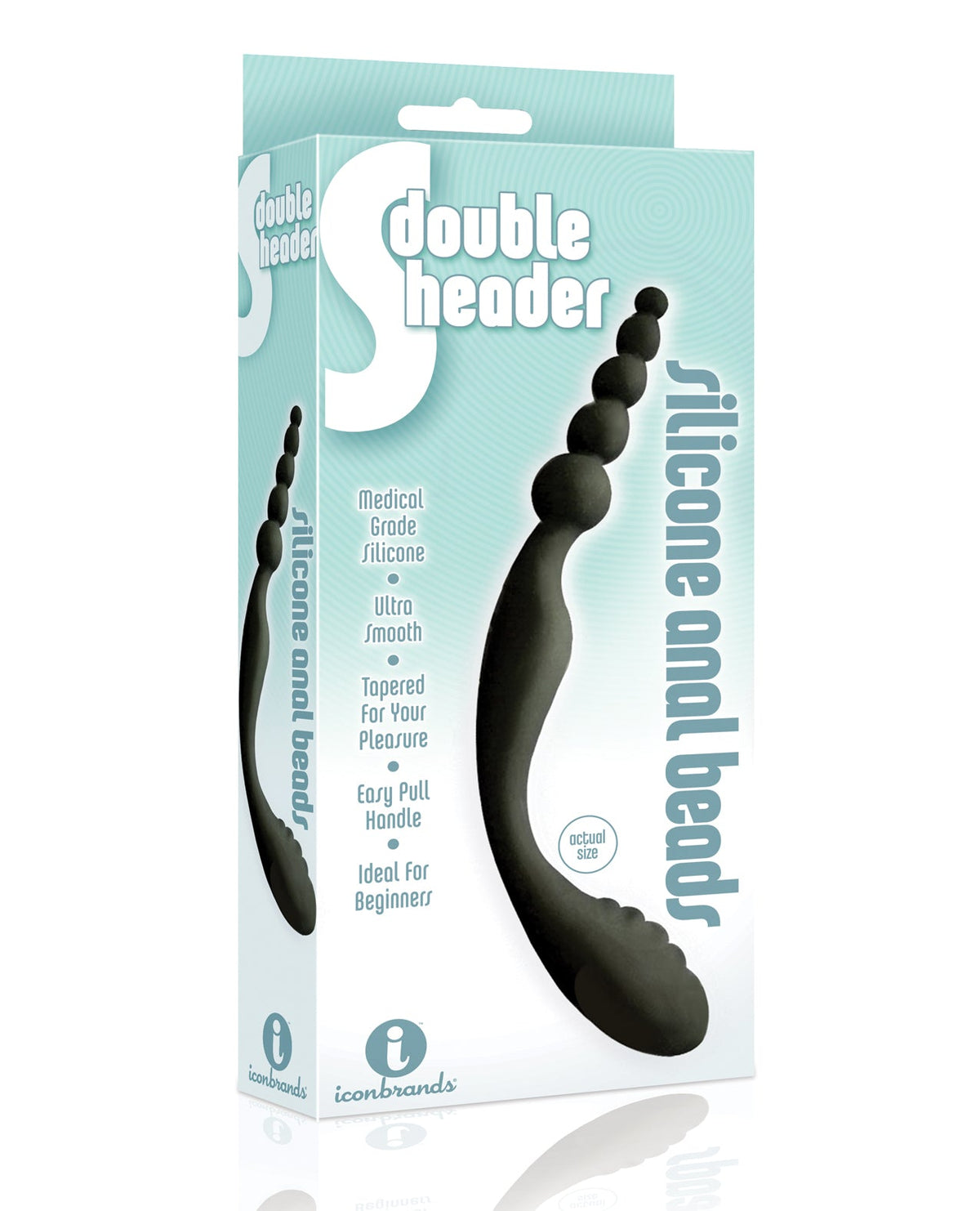 The 9s The 9's S Double Header Double Ended Silicone Anal Beads