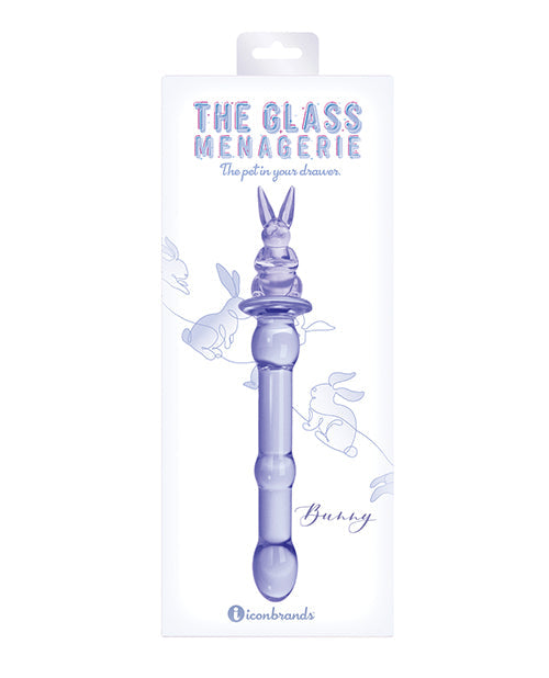 Glass Menagerie Glass Menagerie Rabbit Glass Dildo - Pink