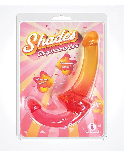 Shades Shades Jelly TPR Gradient Strapless Strap On - Pink/Yellow