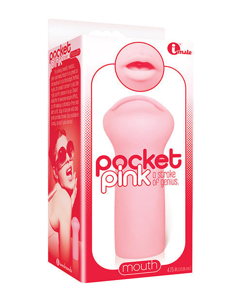 The 9s The 9's Pocket Pink Mini Mouth Masturbator