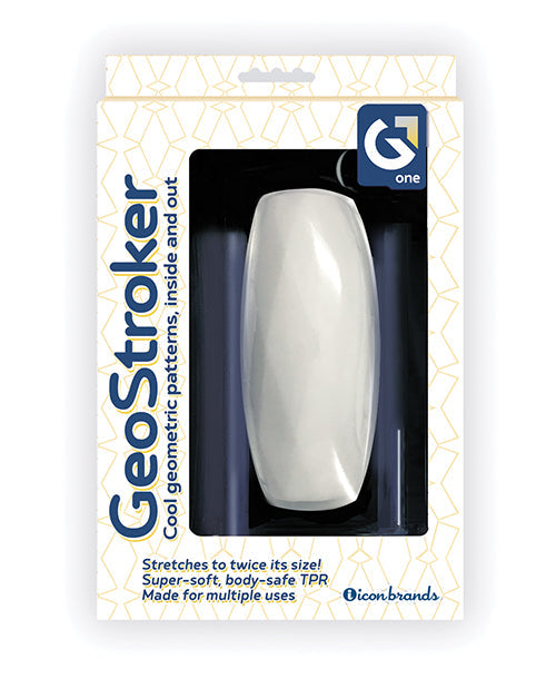 GeoStroker GeoStroker One 5" Ultra-Soft TPR Stroker - White