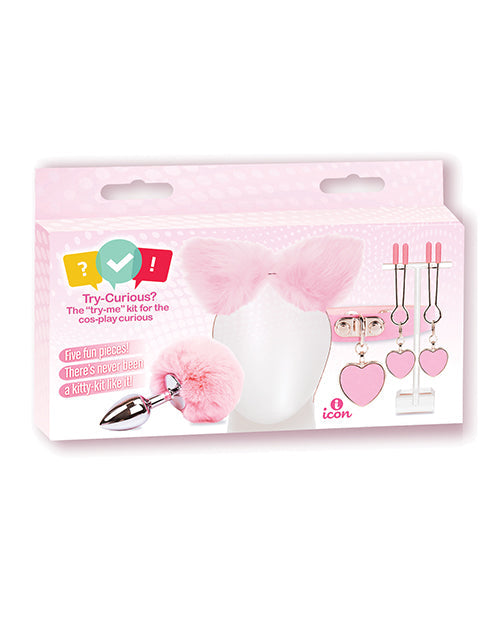 Try-Curious Try-Curious Kitty Set - Pink