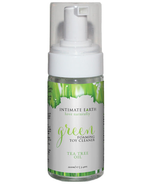Intimate Earth Intimate Earth Foaming Toy Cleaner - 100 ml Green Tea Tree Oil