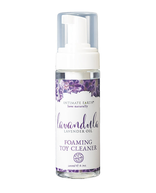 Intimate Earth Intimate Earth Foaming Toy Cleaner - 200 ml Lavandula Lavender Oil & Rosemary Extracts
