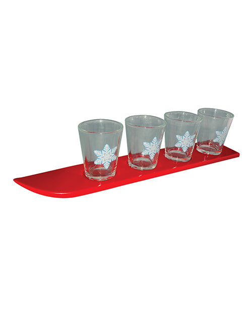 Kheper Ski Shot Glass Set - Set of 4