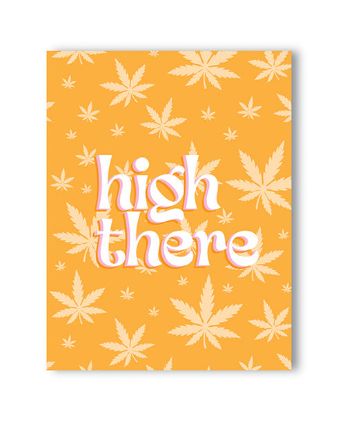 Kush Kards High There 420 Greeting Card