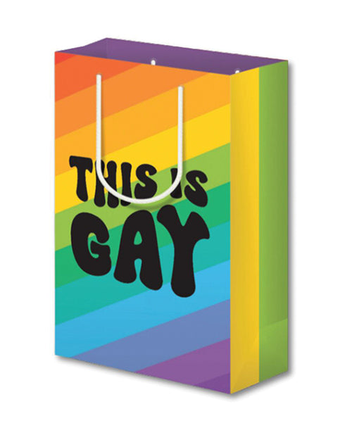 Kush Kards This Is Gay Stripe Gift Bag