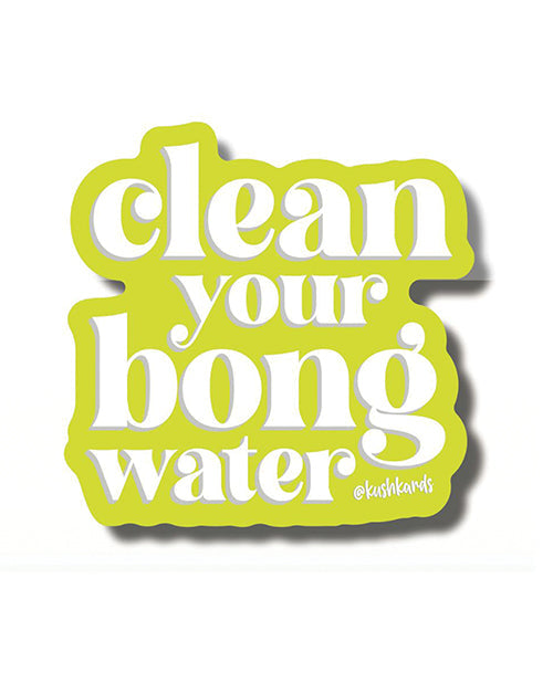 Kush Kards Bong Water Sticker - Pack of 3