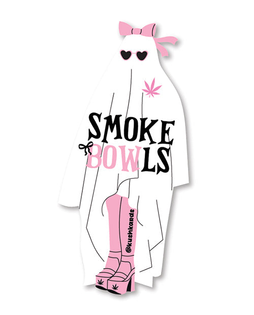 Kush Kards Halloween Smoke Bowl Sticker - Pack of 3