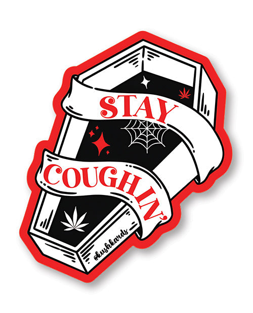 Kush Kards Halloween Stay Coughin Sticker - Pack of 3
