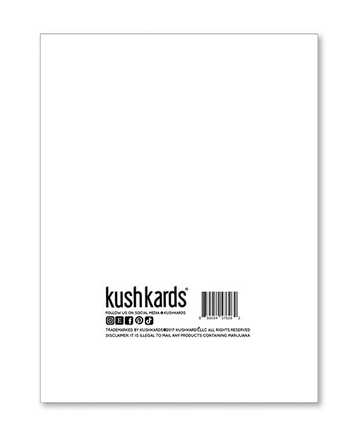 Kush Kards Halloween GhostFace Greeting Card w/Matchbook