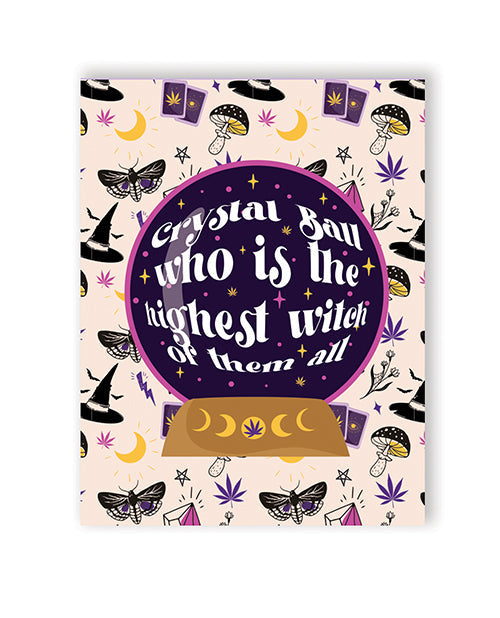 Kush Kards Crystal Ball Greeting Card