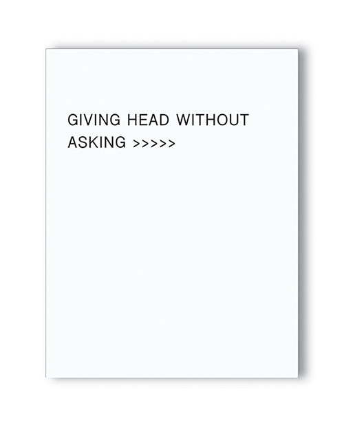 Kush Kards Giving Head Is Greater Than Naughty Greeting Card