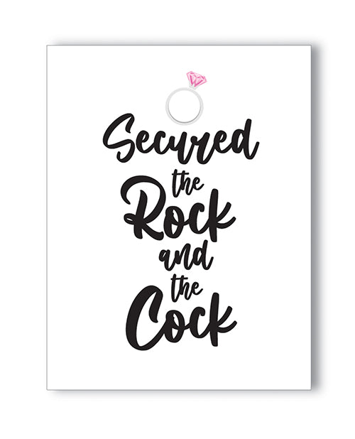Kush Kards Rock Cock Bachelorette Greeting Card