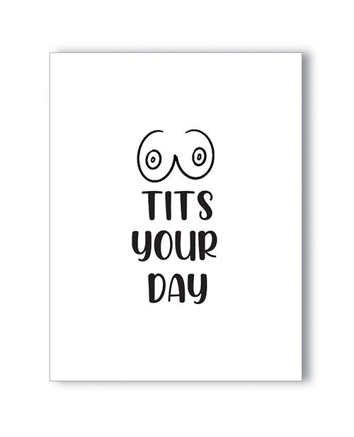 Kush Kards Tits Your Day Naughty Greeting Card
