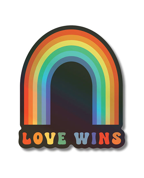Kush Kards Love Wins Holographic Sticker - Pack of 3