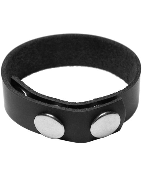 Kinklab KinkLab Leather 3 Snap Cock Ring