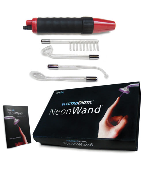 Kinklab KinkLab Red Handle Neon Wand w/Red Electrode