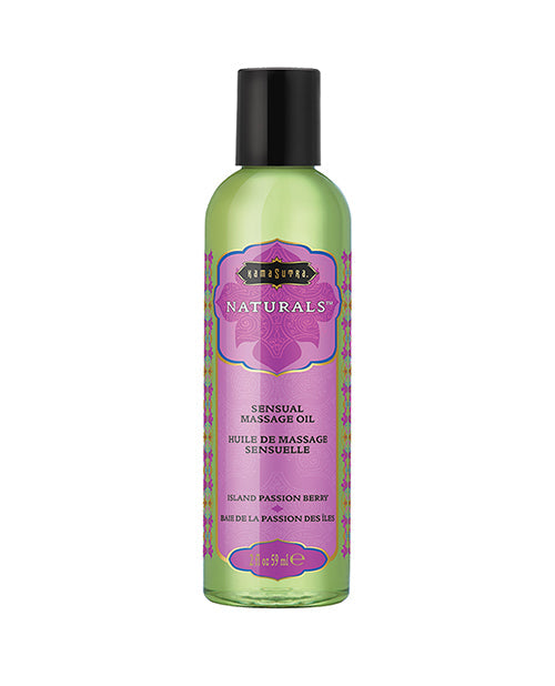 Kama Sutra Kama Sutra Naturals Massage Oil - 2 oz Island Passion Berry